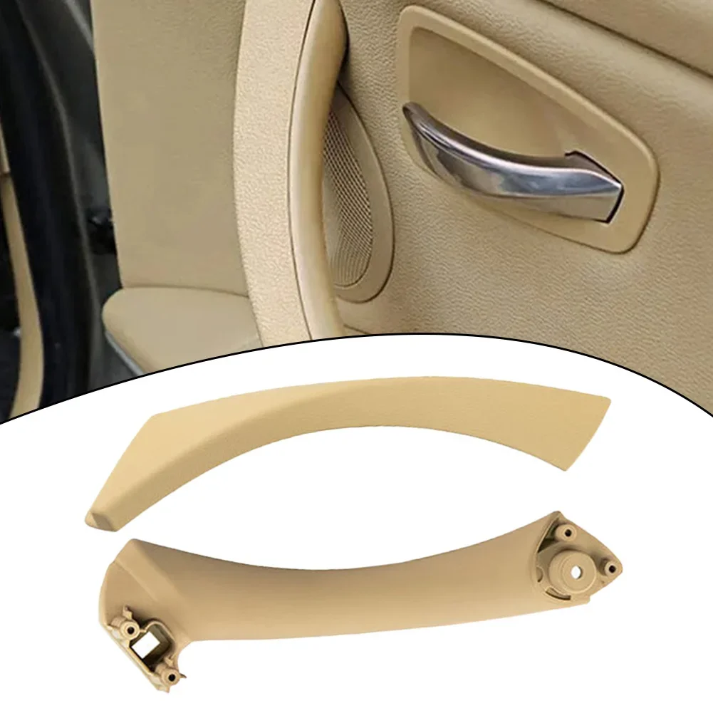 Car Interior Door Handle For BMW E90 E91 E92 316i 318d 318i Vehicle Front Right Rear Door Handles Beige Auto Accessories