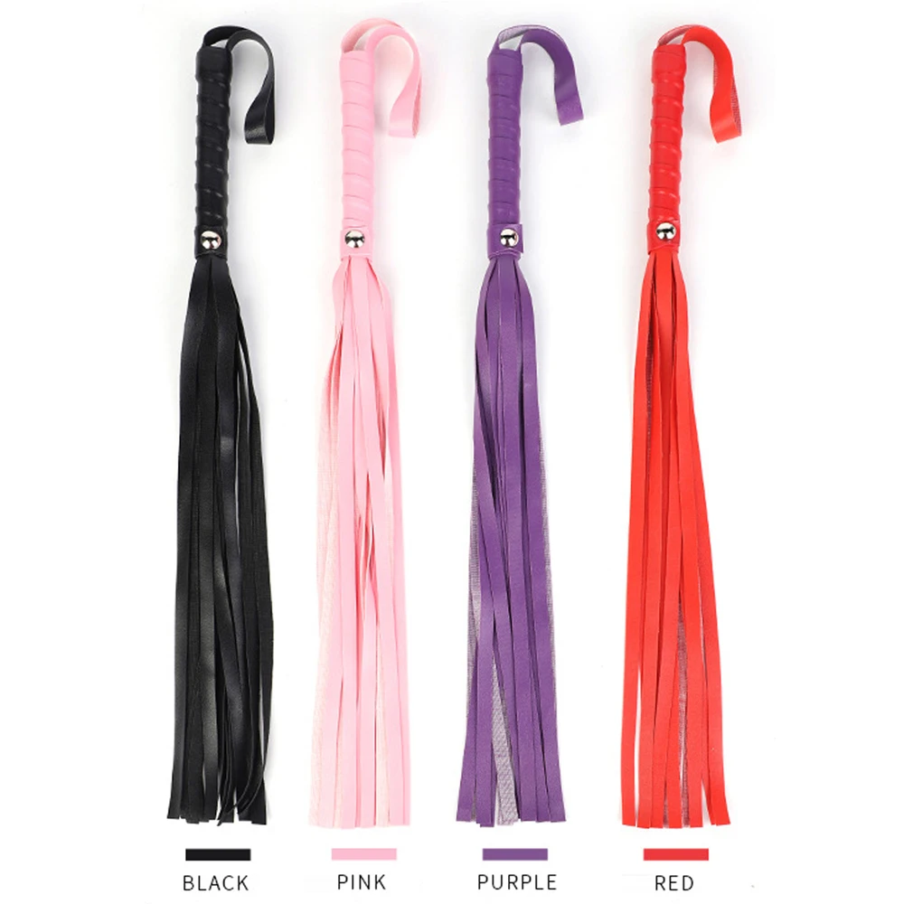 4 Colors Exotic Accessories Set of Whip Restraint Fetish Spanking Paddle Adult Sexy Games Bdsm Bondage Flirting Toys For Couples