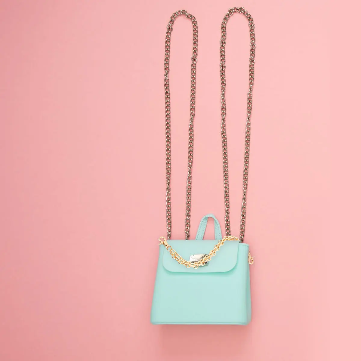 3 قطعة 26 سنتيمتر سلسلة سبائك ثلاثة صفوف للحقائب سهلة التركيب المزدوج نهاية مشبك خفيفة الوزن دائم حقيبة يد استبدال الأشرطة الفضة #2