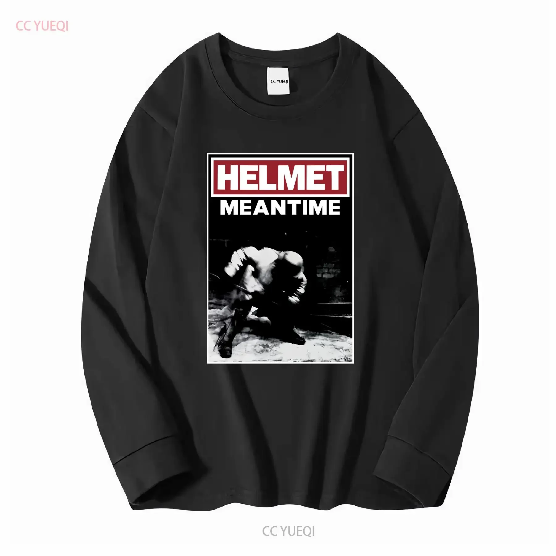 Helmet Meantime T shirt rock band alternative metal TE3740 long or short sleeves vintage Washed homme fashion streetwear view 3