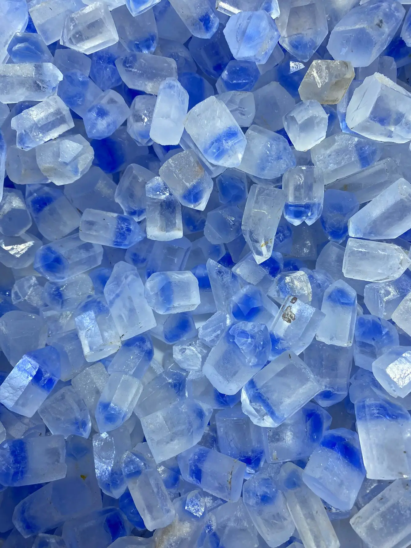 Rare Blue Dumortierite Crystal from Bahia Brazil Terminated 1PC