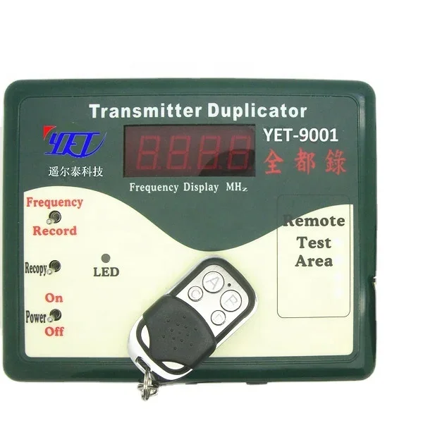 YET9001 Wireless Remote Control Code Clone Machine Transmitter Duplicator