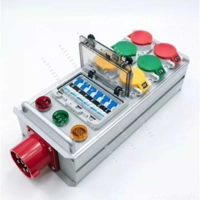6-way Small Electrical Box, 16A Socket Box, Fuge Portable Large Screen LED Screen Power Box, Controller, Stage Distribution Box