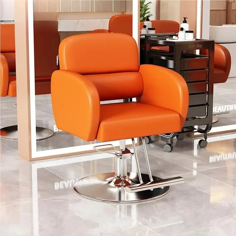اكسسوارات صالون الحلاقة كراسي الحلاق العصرية تصفيف الشعر تصميم كراسي الصالون الاشياء الفاخرة Sillones أثاث صالون Barberia #5