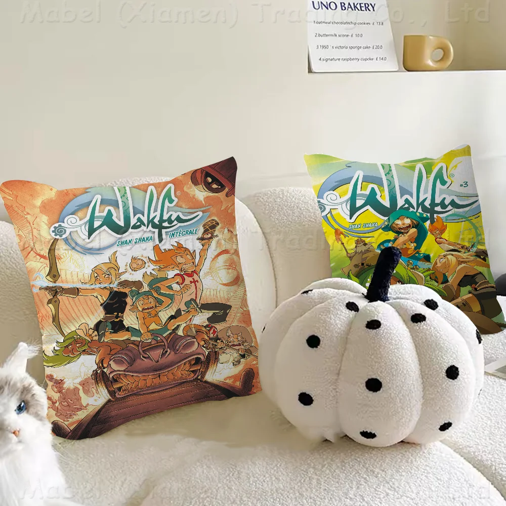 

Game W-Wakfu Pillowcase Toon Gift Cushion Cover Bedroom Home Sofa Chair Seat Decor Pillow Case