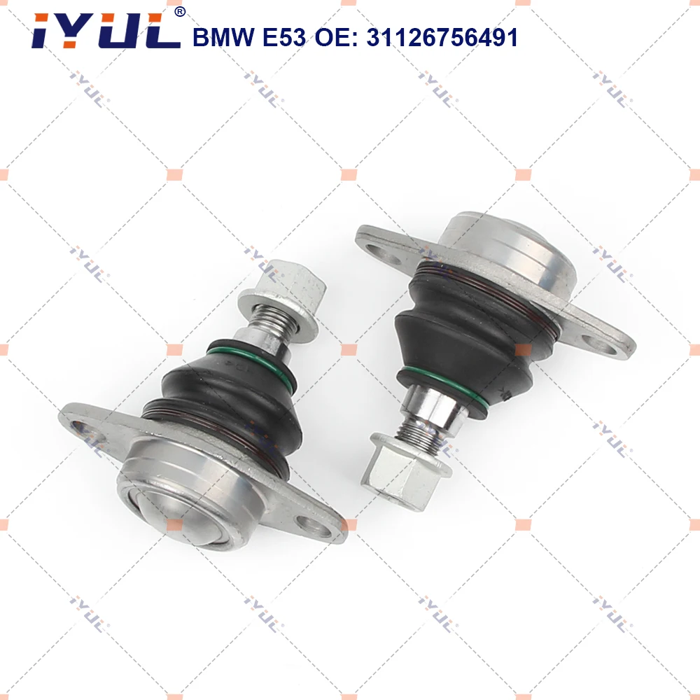 

A Pair Front Lower Left Right Suspension Control Arm Ball Joint For BMW X5 Series E53 3.0d 3.0i 4.4i 4.6is 4.8is 31126756491