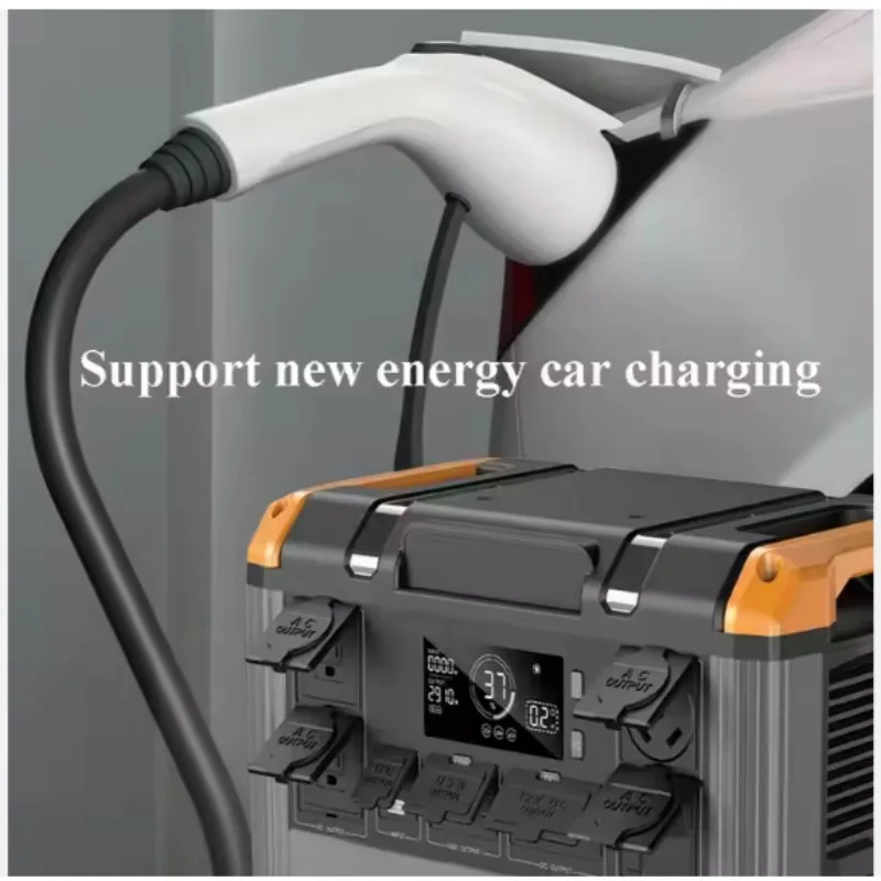 Portable Power Station 2500W/3600W/5000W 220V/110V Camping Solar Generator Vehicle MPPT 600W Solar Panel