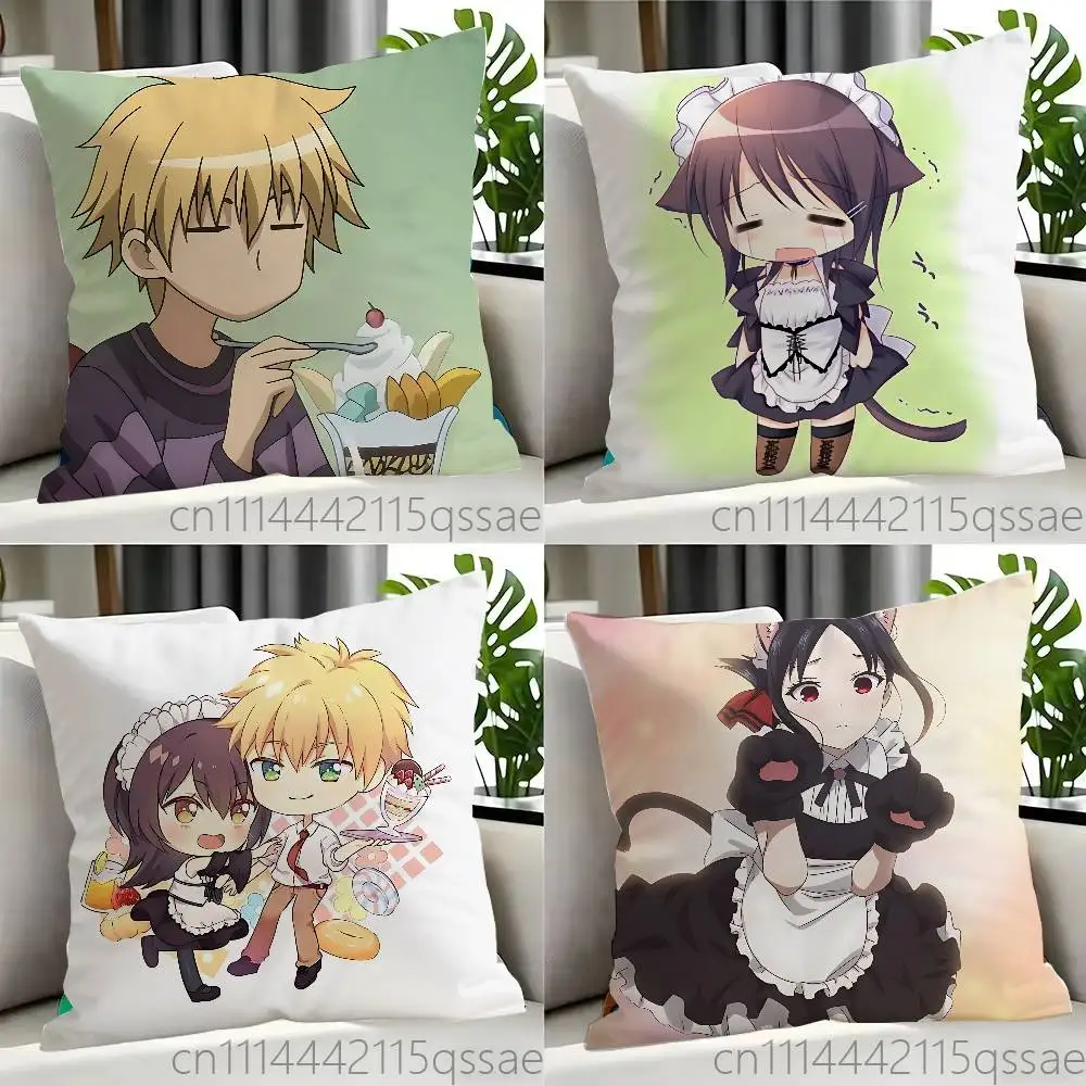 Anime M-Maid-samas Single Throw Pillow Case Cover Sofa Cushion Home Room Decor