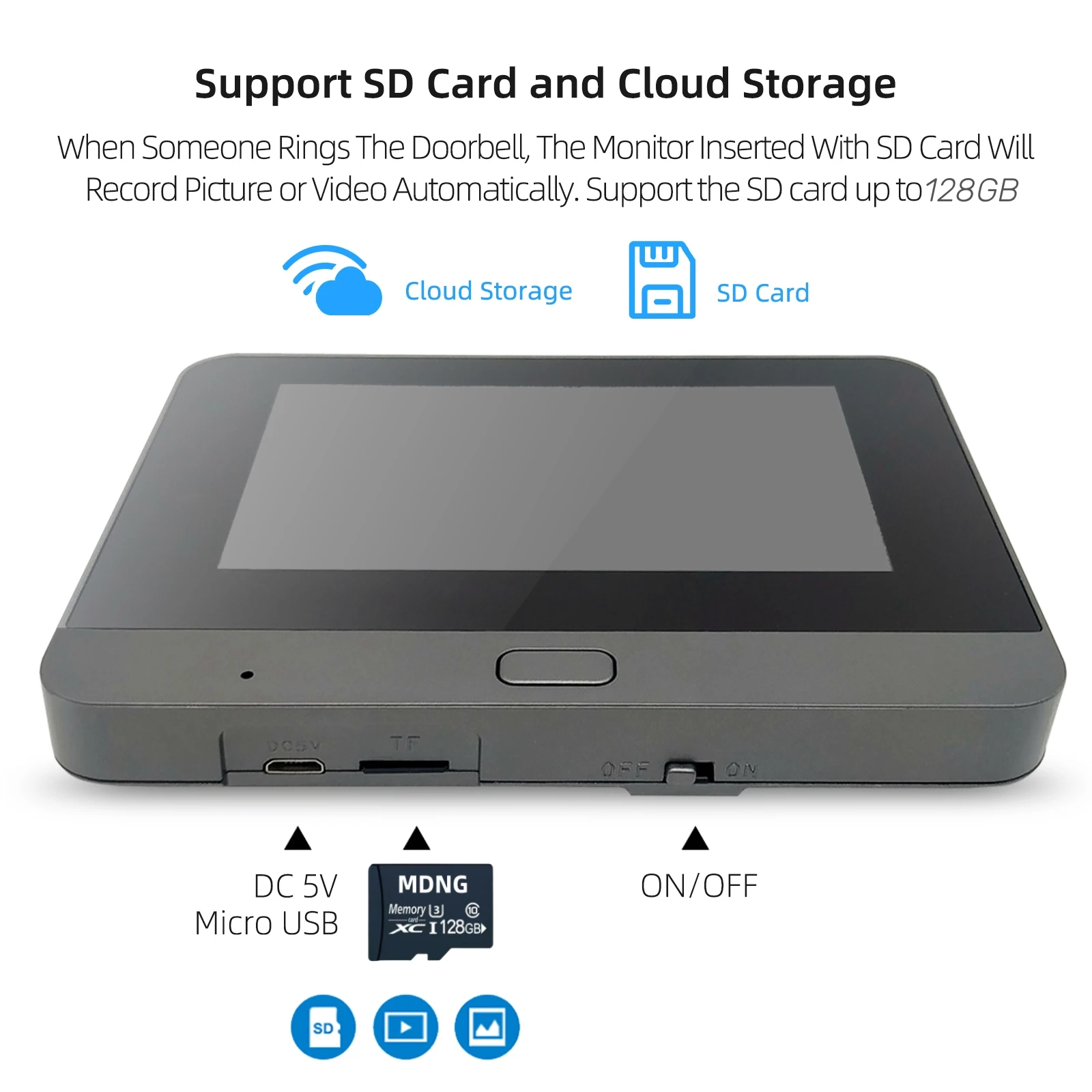 Tuya Smart 4.3 Inch WiFi Video Peephole Doorbell Camera Digital Magic Eye Wireless Door Viewer HD 1080P Outdoor Alexa Door Bell