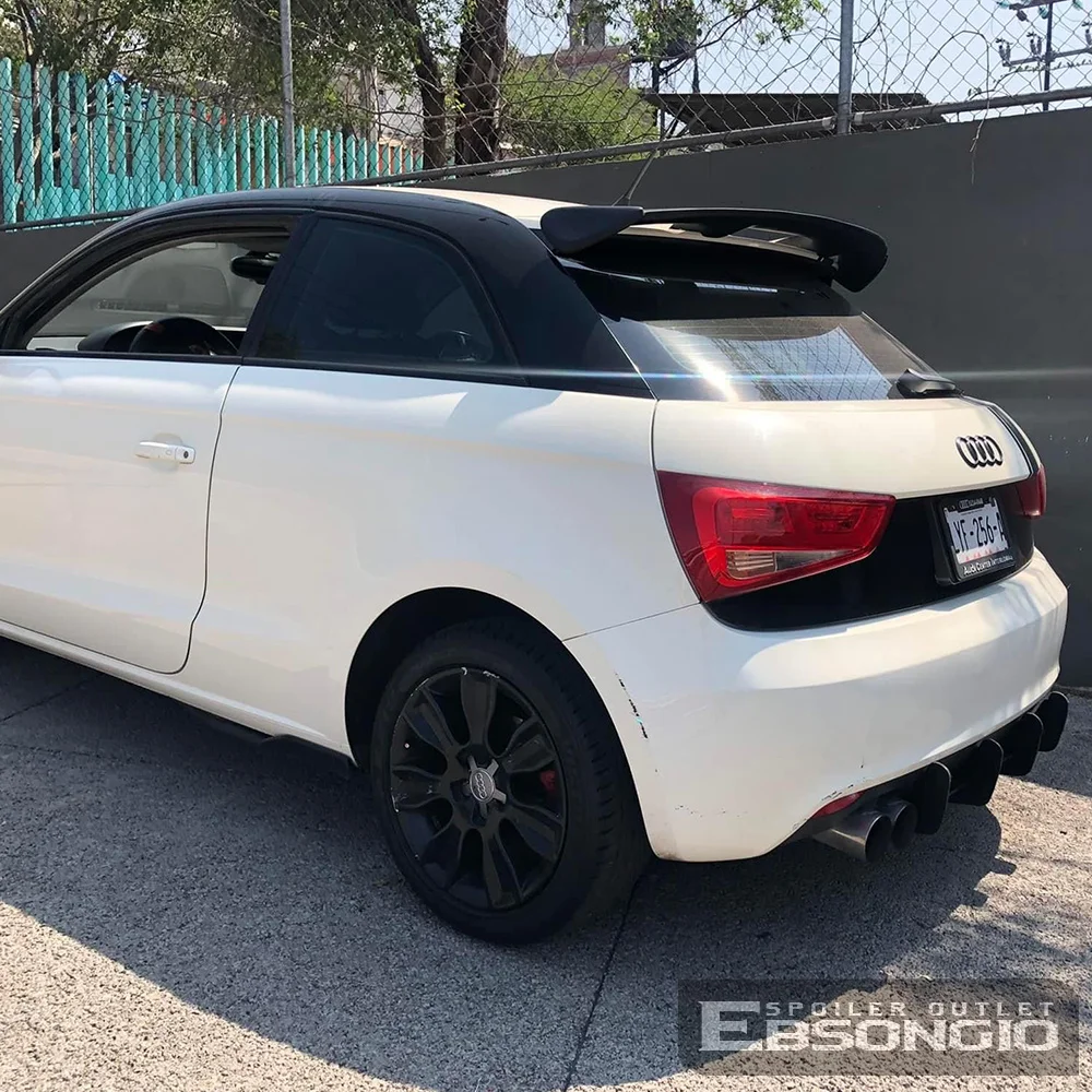 Spoiler Universal Carbon Surface ABS Material Type Generic Car Rear Trunk Spoiler For Audi A1 Hatchback 2-Doors 2012-2025 - view 2
