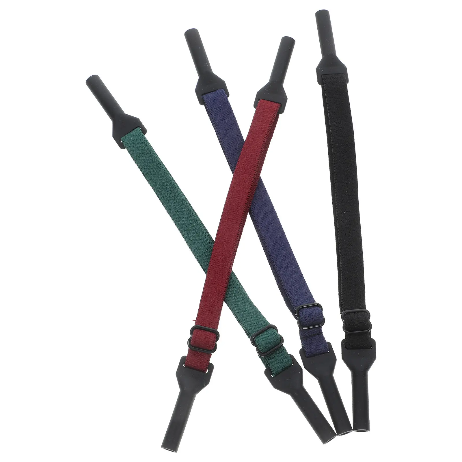 

Набор из 4 регулируемых эластичных ремешков для очков с защитой от скольжения, держатели для спортивных солнцезащитных очков, фиксаторы для ушей, ремешки для защитных очков для детей