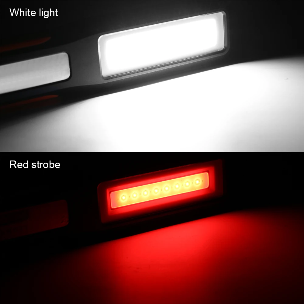 Powerful COB LED Work Light Car Garage Mechanic Lamp USB Rechargeable Flashlight Magnetic Torch Emergency Light Warning Light