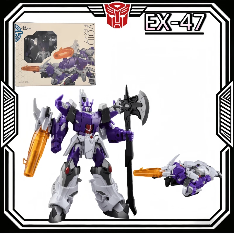 

In Stock Transformable Robot Ironfactory EX47 Jing Po Tian Void Tyrant Mini Scale Action Figures Collectible Toys for Boys Gift