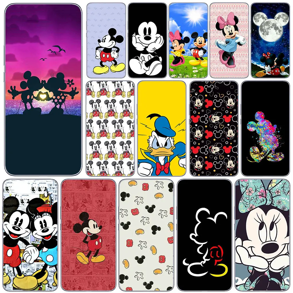 Anime Mickey Minnie Mouse Phone Casing for Motorola Moto G62 G72 G82 G84 5G G13 G14 G53 G54 Edge 40 neo Pro G23 Cover Case