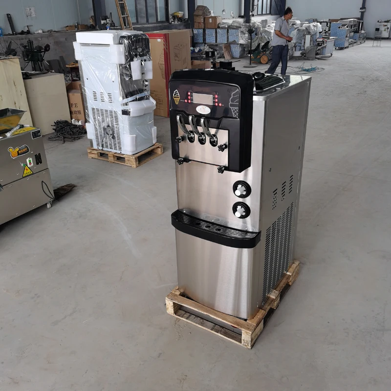 High Quality Soft Serve Ice Cream Making Machine Sundae Ice Cream Vending Machine Electric Yogurt Maker