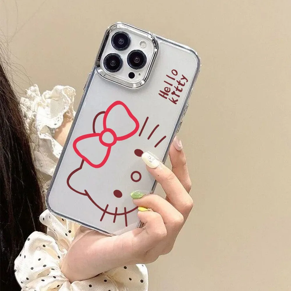 قضية الهاتف للأزياء مرحبا كيتي Yk2 سامسونج غالاكسي A73 A16 A06 A35 A55 A25 A15 A56 A54 A36 A34 A24 A26 A04 4G 5G غطاء ناعم