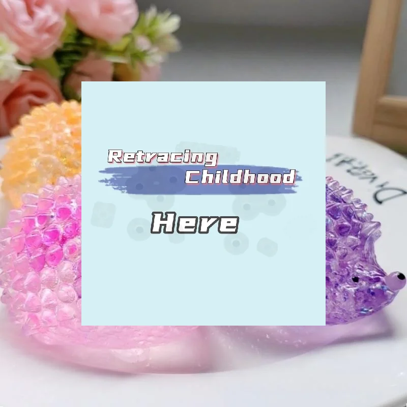 

1 шт. Креативная игрушка-антистресс в виде ежика из мальтозы, медленно восстанавливающая форму, с золотой пудрой, для снятия стресса и расслабления - ИГРУШКА