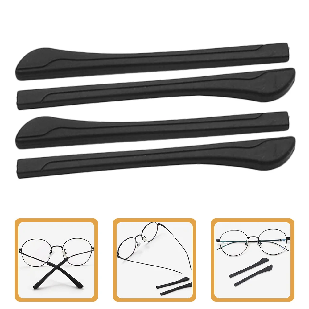 

20Pcs Silicone Glasses Temple Tips Sleeve Anti-Slip Replaceable Leg Covers Soft Flexible Eyeglass Ear Grips Comfortable Secure