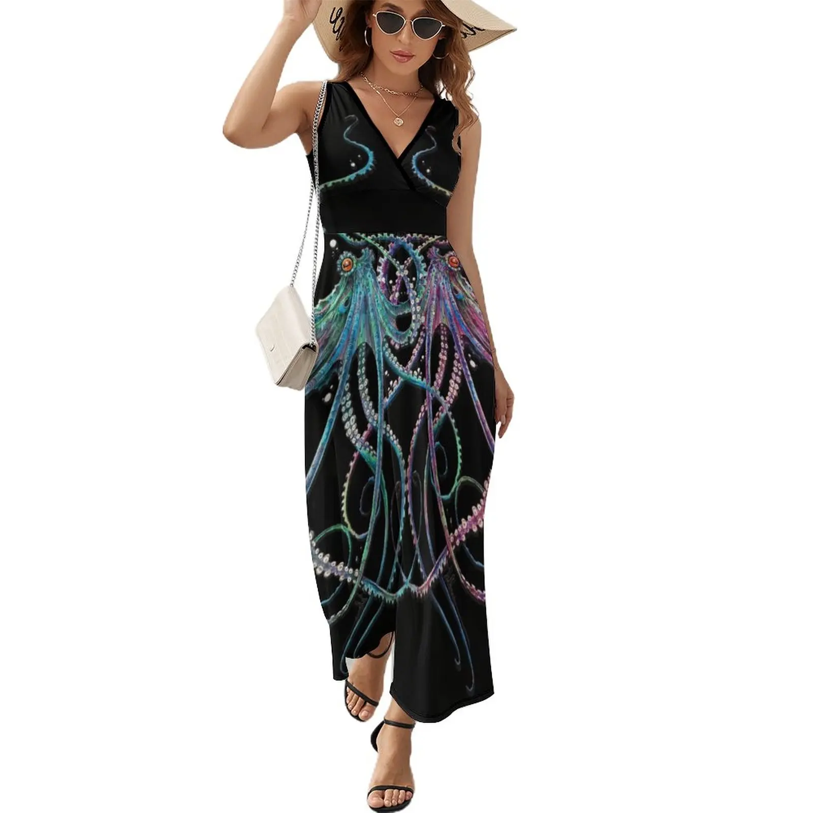 

Underwater Love Sleeveless Dress women dresses beach dresses bandage dress