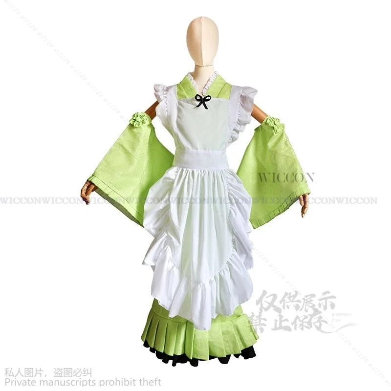 Anime Game Project Sekai Colorful Stage! Cosplay Costume Kimono Matcha Maid Bunny Girls Cosplay Dress Women Cute Kawaii Lolita