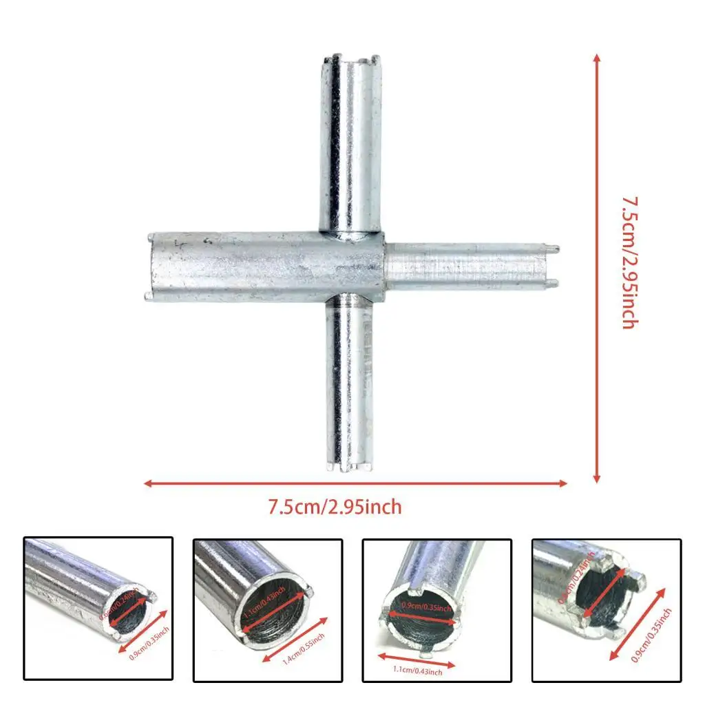 x Key Repair Tool Spare Parts Metal Mini High Performance for Remove Antenna Base
