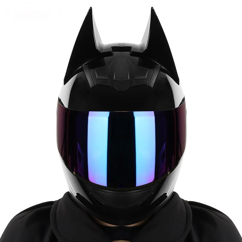 오토바이 박쥐 남자 나이트 헬멧 경적, 블랙 모터크로스 모터 바이크 남자 오토바이, Casco Moto Cool Kask Capacete HNJ 939