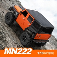 2024 New 1/10 Mn222 Rc Climbing Car Remote Control Car 4wd Off Road 2.4g Full Scale Remote Control Toy Cars Gift For Kids Boys