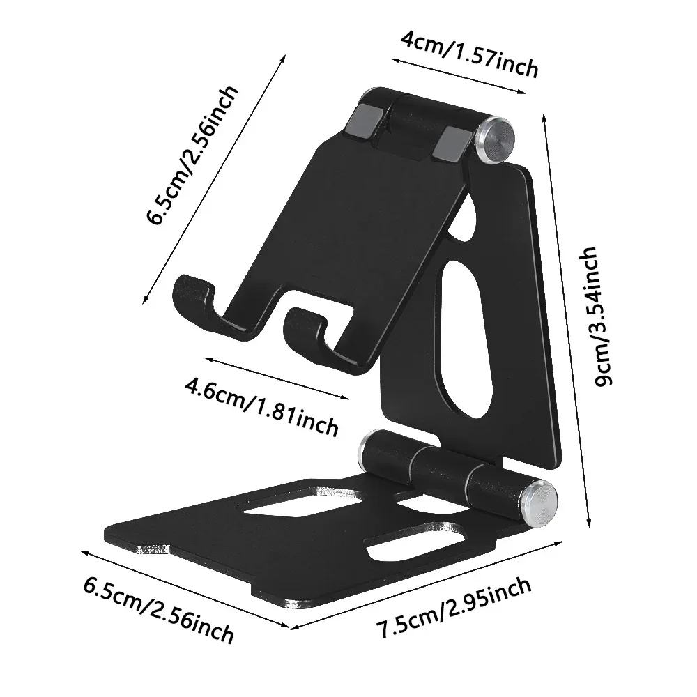 Phone Desktop Stand for Cell Phone Support Holder for Samsung IPhone X XS Max Mobile Phone Holder Metal Mount