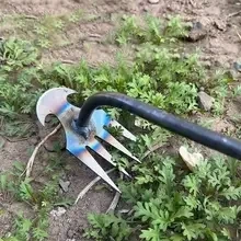 Manganese Steel Multifunctional Weeder Garden Weeders Grass Rooting Loose Soil Hand Weeding Removal Puller Gardening Tools