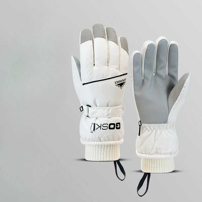 

Men's Winter Touchscreen Ski Gloves - Windproof Waterproof Thermal Gloves with Velvet Lining for Cycling, E-Bike, Motorcycle