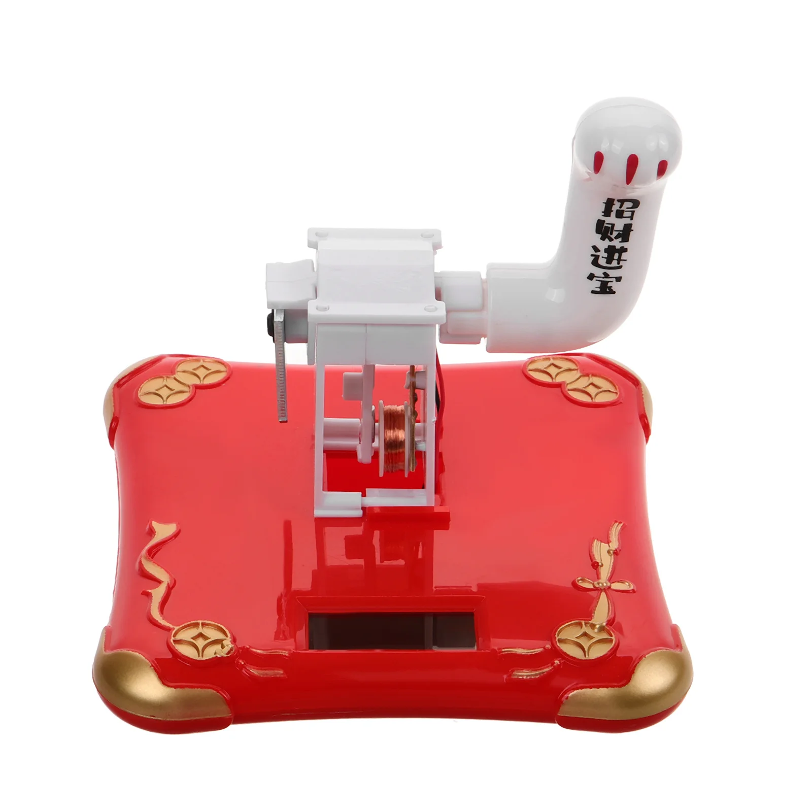 Luck cat substituição braço agitando acessório mecanismo de movimento movido a energia solar para estátua de gato dispositivo de balanço montagem decorativa