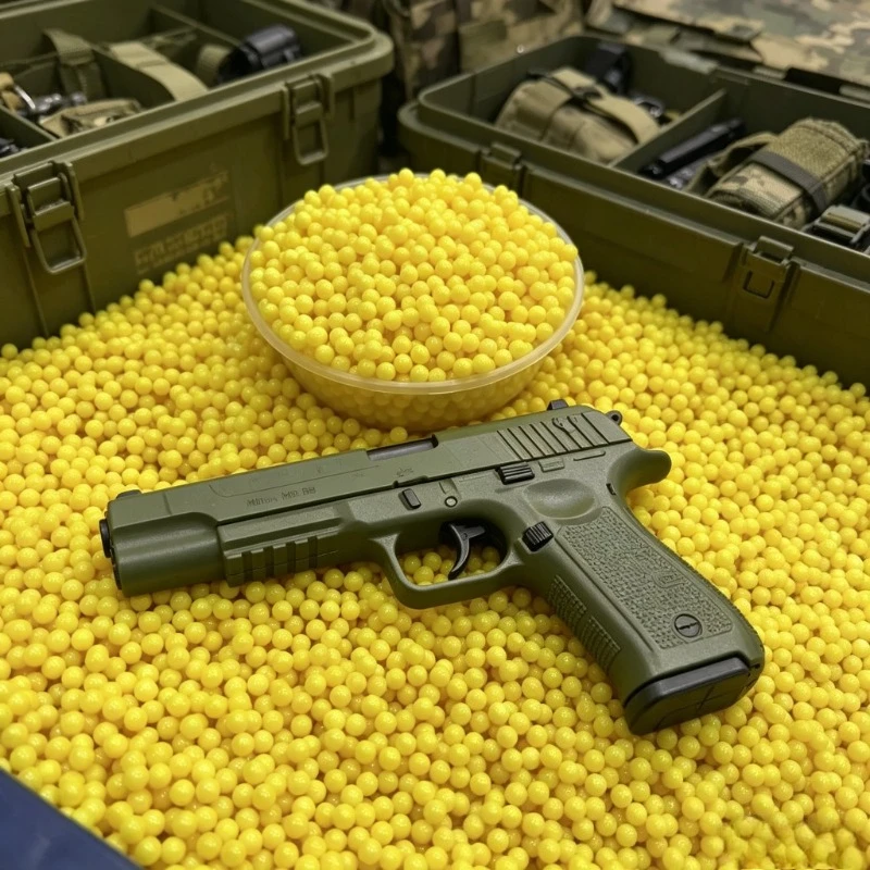 Arma de Brinquedo Popular de 6MM para Paintball G18 M4A1, Pistola de Bolinhas de Plástico para Batalha em Equipe, Espingarda, Pistola, Sniper, Bala de Bolinha
