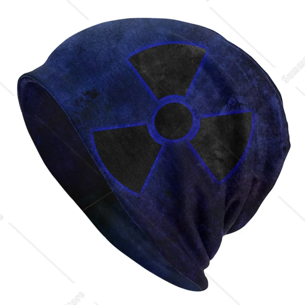 Atomic Radioactive Skullies Beanies Fashion Hats Cool Thin Bonnet Hipster Caps Men Women's Earmuffs