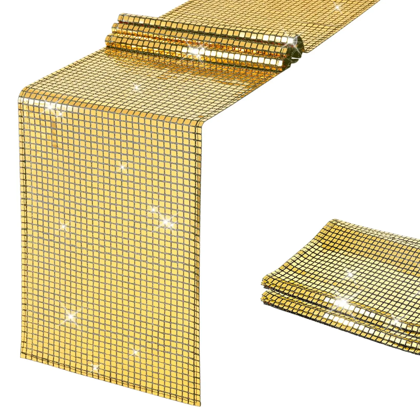 

Glitter Disco Party Table Runner Mirror Runner Retro Theme Disco Ball Table Decor Birthday Bachelorette Dance Party Supplies