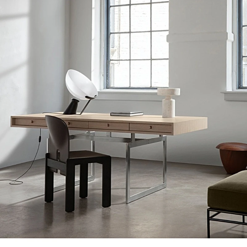 Luxury-sophisticated Office Desks Italian-style Office Desks Designer Living Office Furniture Escritorios De Oficina ZY40BGZ