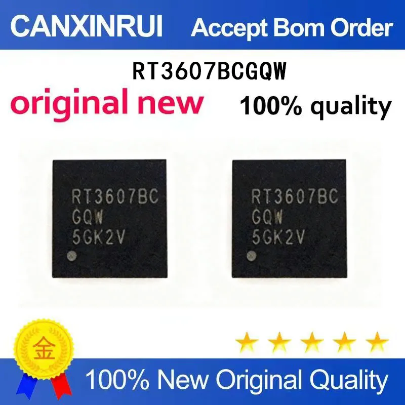 

(5-100 Pieces) Brand new original RT3607BCGQW RT3607BC QFN spot chip