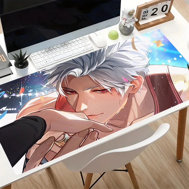 Large Mouse Pad L-love And Deepspace Sylus Office Desk Mat Non-Slip Computer Mousepad Gamer Keyboard Pad Popular Gaming Mausepad