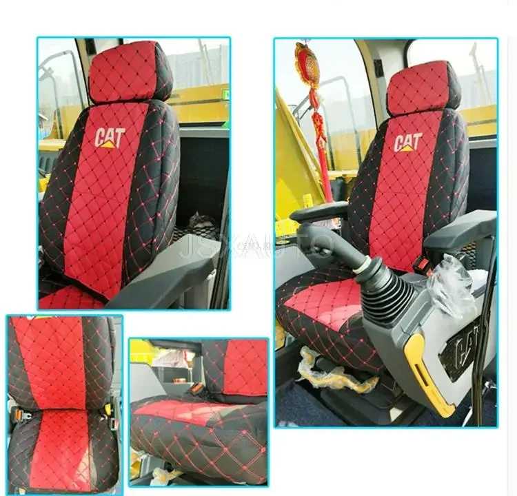 

For Komatsu Caterpillar Hitachi Sumitomo Kobelco Sany EC Liugong Excavator Seat Cover Universal Cab Seat Armrests Cover