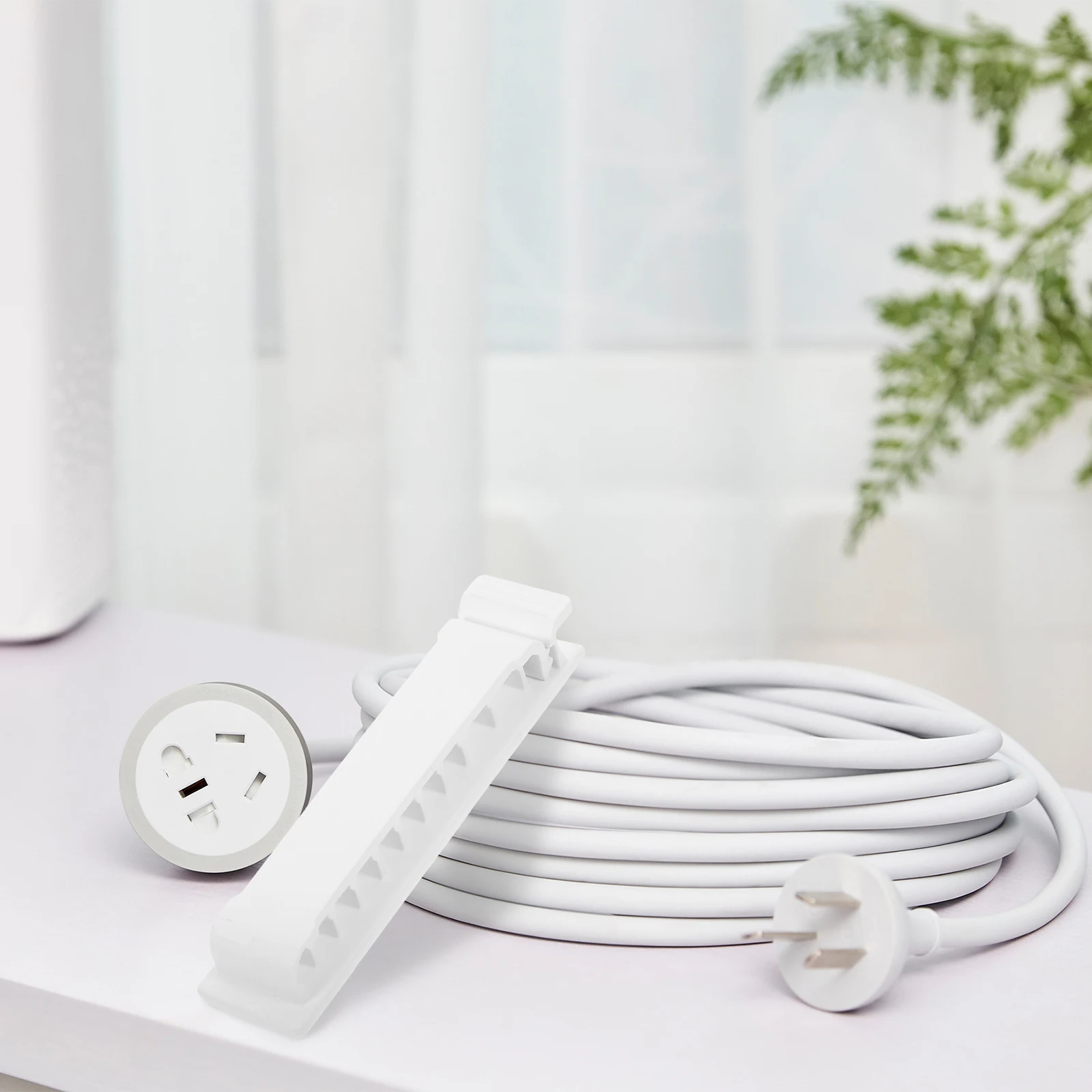 

4 Pcs Adhesive Wire Holder Desktop Cable Organizer Management Cord Organization Storage Manager for White