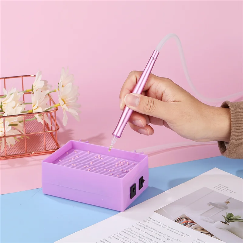 WOWFU-сосасывающее устройство для рисования, электрический всасывающий инструмент, портативный вакуумный набор ручек для рисования с питанием от USB для художественного ремесла