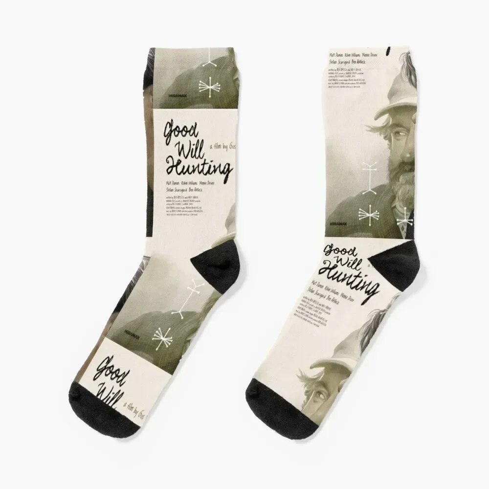 

Good will hunting Socks hiking christmas gift kawaii cotton Mens Socks Women's set man Hiking boots Boy Child Socks Women's