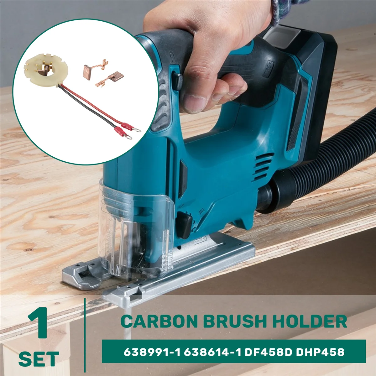 

KEKA Carbon Brush Holder for 638991-1 638614-1 DF458D DHP458 DHP448 DDF458 DDF448 BDF458 CB-440