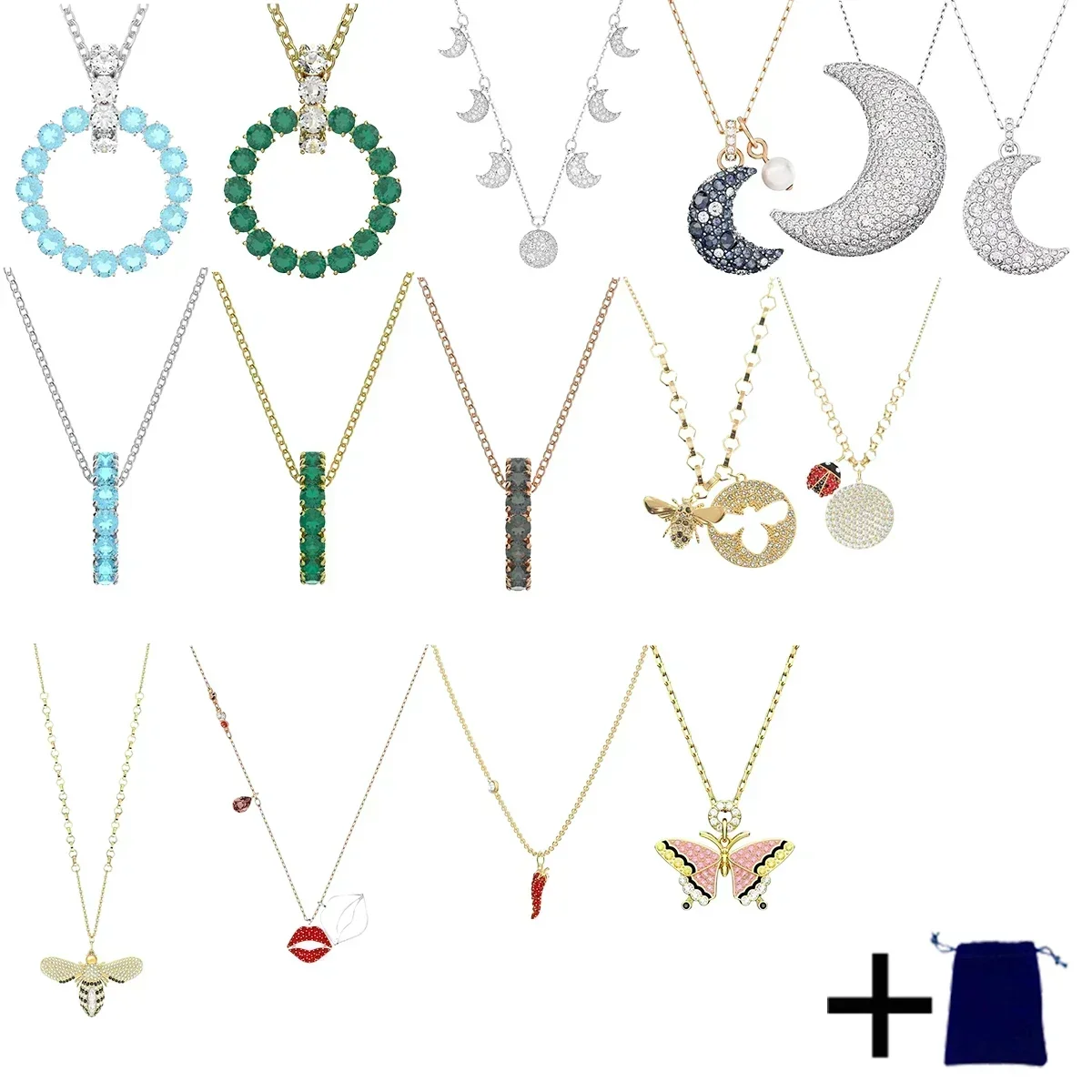

2025 New Trendy Fashion Lightweight and Comfortable Women's S925 Silver Moon Insect Natural Decorative Earrings Jewelry Gift