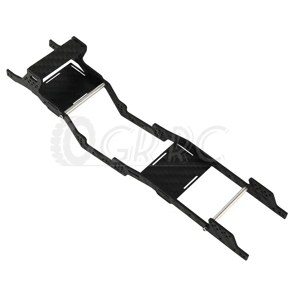 1:24 LCG Carbon Fiber Chassis Kit Frame Girder for 1/24 RC Crawler Axial SCX24 Jeep Gladiator Car Upgraded Parts