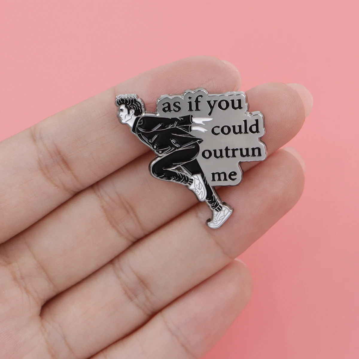 Twilight Enamel Pin, Colorful Fish Brooch Gift for Fans