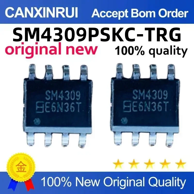 

(5-100 pieces) SM4309PSKC-TRG printed 4309 SOP-8 P-channel 30V/23.8A MOSFET