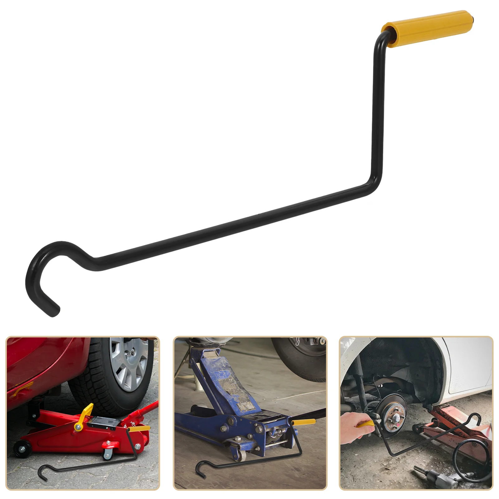 

Steel Car Jack Handle Replacement Ergonomic Design Jack Crank Handle Tire Lifting Hand Tool Tire Lifting Tools