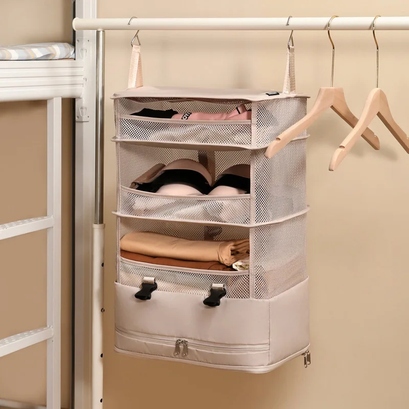 Lightweight Travel Bag Small Long Holiday Hotel Stay Clothing Storage Categorization Hanging Bag Additional Bag for Travel