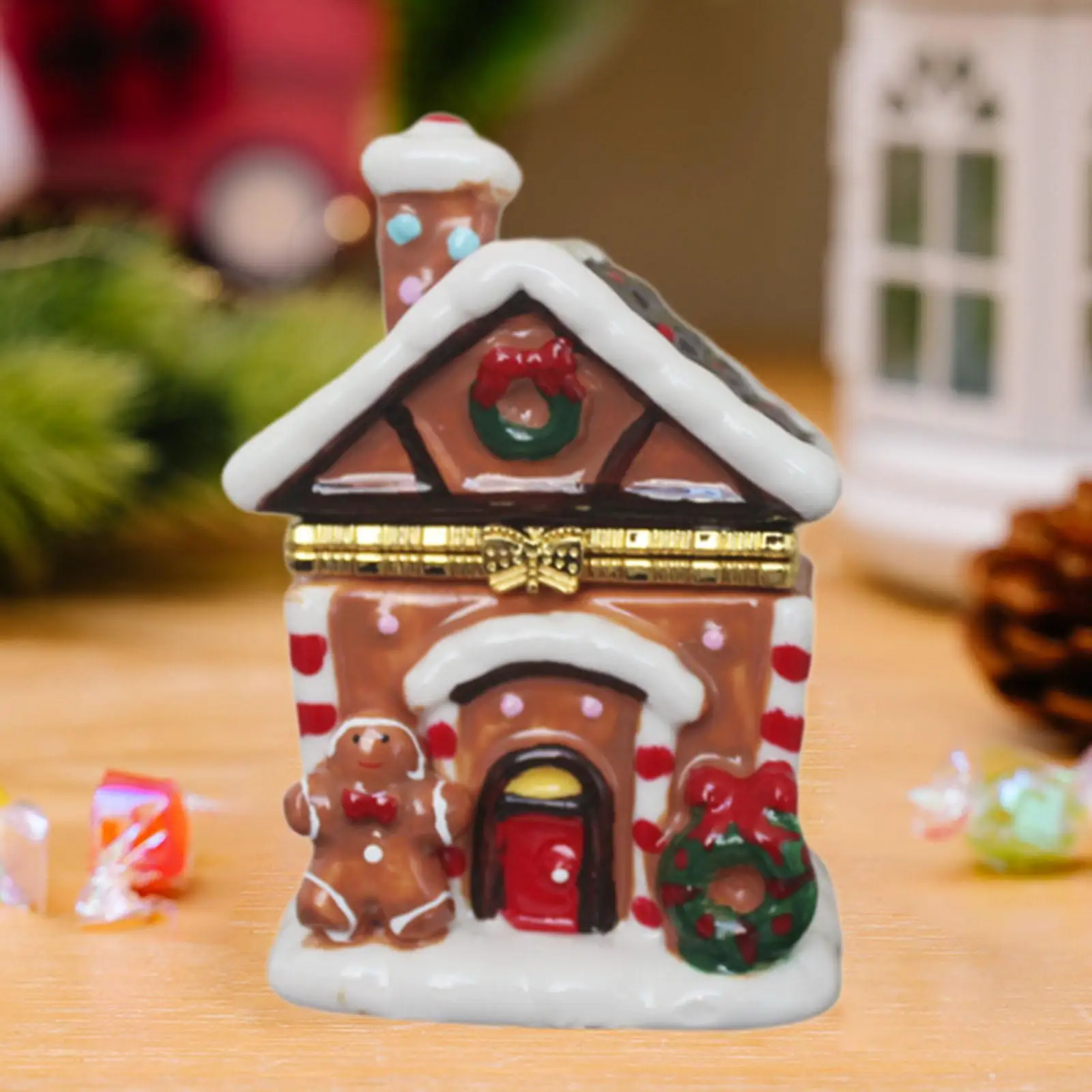 عيد الميلاد مجوهرات حلية صندوق متمحور صندوق مجوهرات بنات خواتم حامل