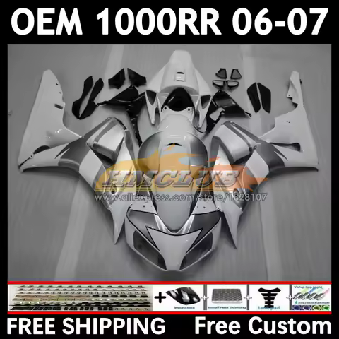 100%Fit Fairing For HONDA CBR 1000 RR CBR1000 RR repsol white CC 1000RR 1000CC 76No.13 CBR1000RR 06 07 2006 2007 Injection Body
